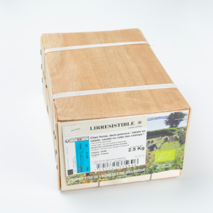 ets perriol-jeudy emballage caisse de 2,5kg de plants de pomme de terre en culture biologique